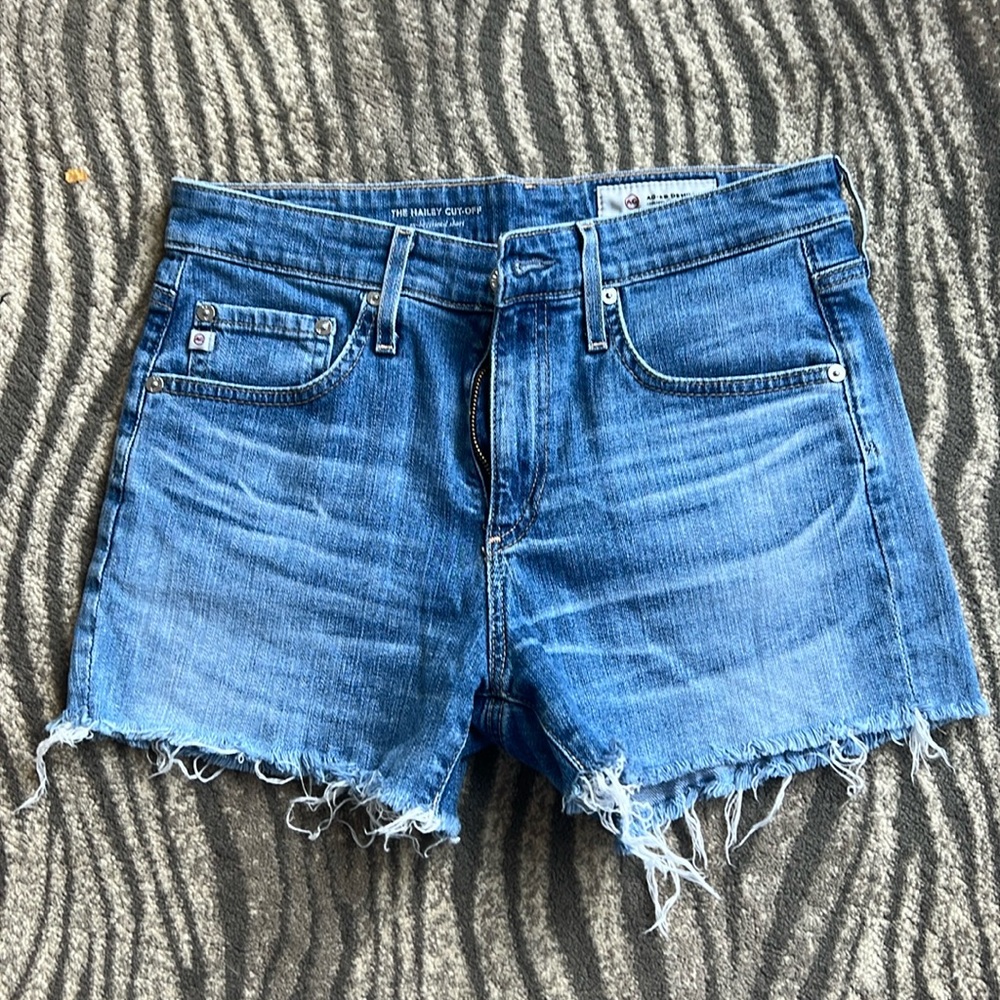 AG Hailey Cut-off ex boyfriend shorts in size 26R.